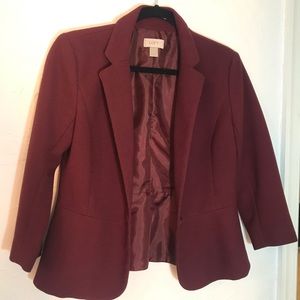 Loft Maroon Blazer